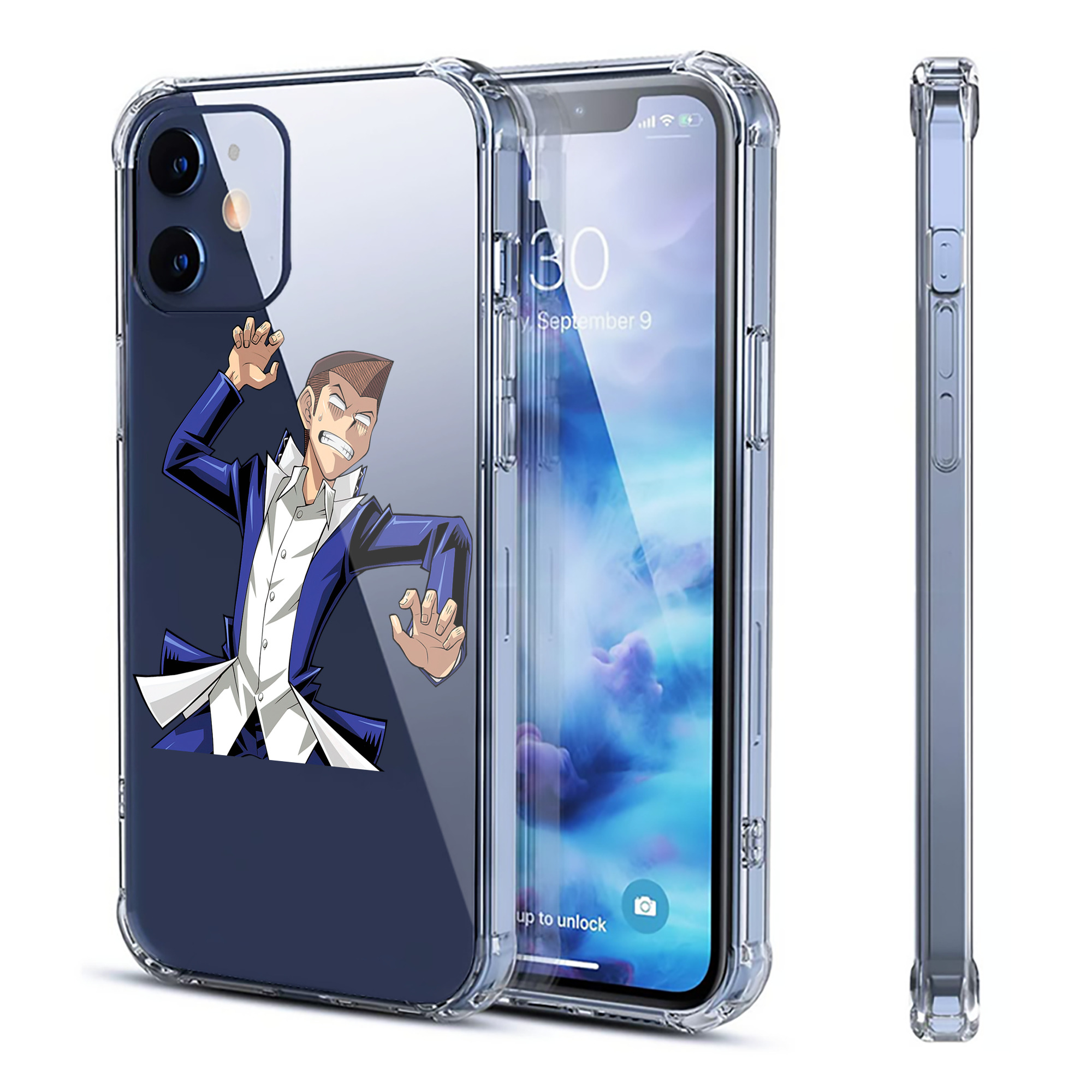 （画像用） 遊☆戯☆王 Yu-Gi-Oh! 【iPhone 12シリーズ対応】透明スマホケース（クリアソフトケース）
